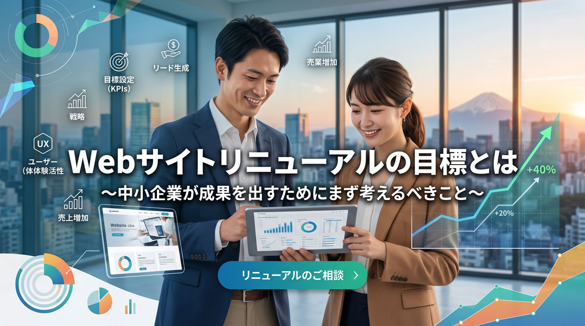 Webサイトリニューアルの目標とは？