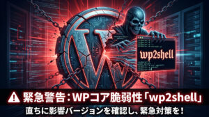 投稿についてもっと詳しく 【注意喚起】WordPressコアの脆弱性「wp2shell」とは？影響バージョンと緊急対策